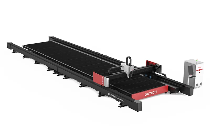 büyük formatlı fiber lazer kesim makinesi dxtech (2) büyük formatlı fiber lazer kesim makinesi dxtech