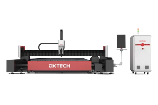 büyük formatlı fiber lazer kesim makinesi dxtech