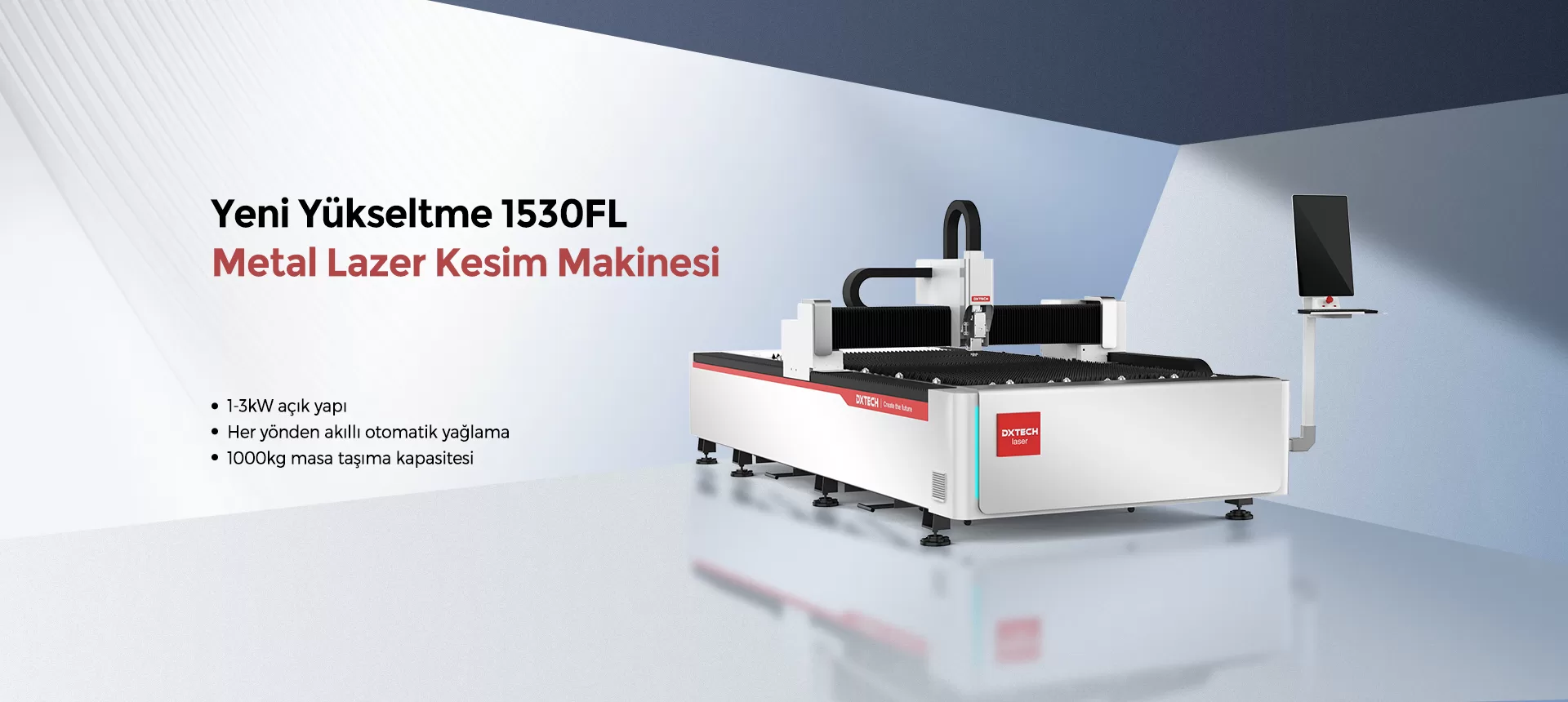 dxtech Çin'de fiber lazer kesim makinesi üreticisi