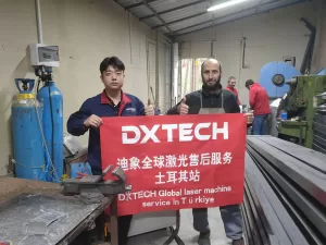 dxtech laser cutting machine sale in Turkey