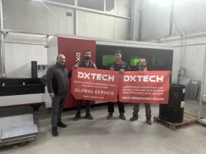 dxtech laser cutting machine service in Turkey