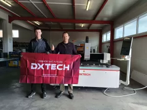 dxtech laser cutting machine training in B&H
