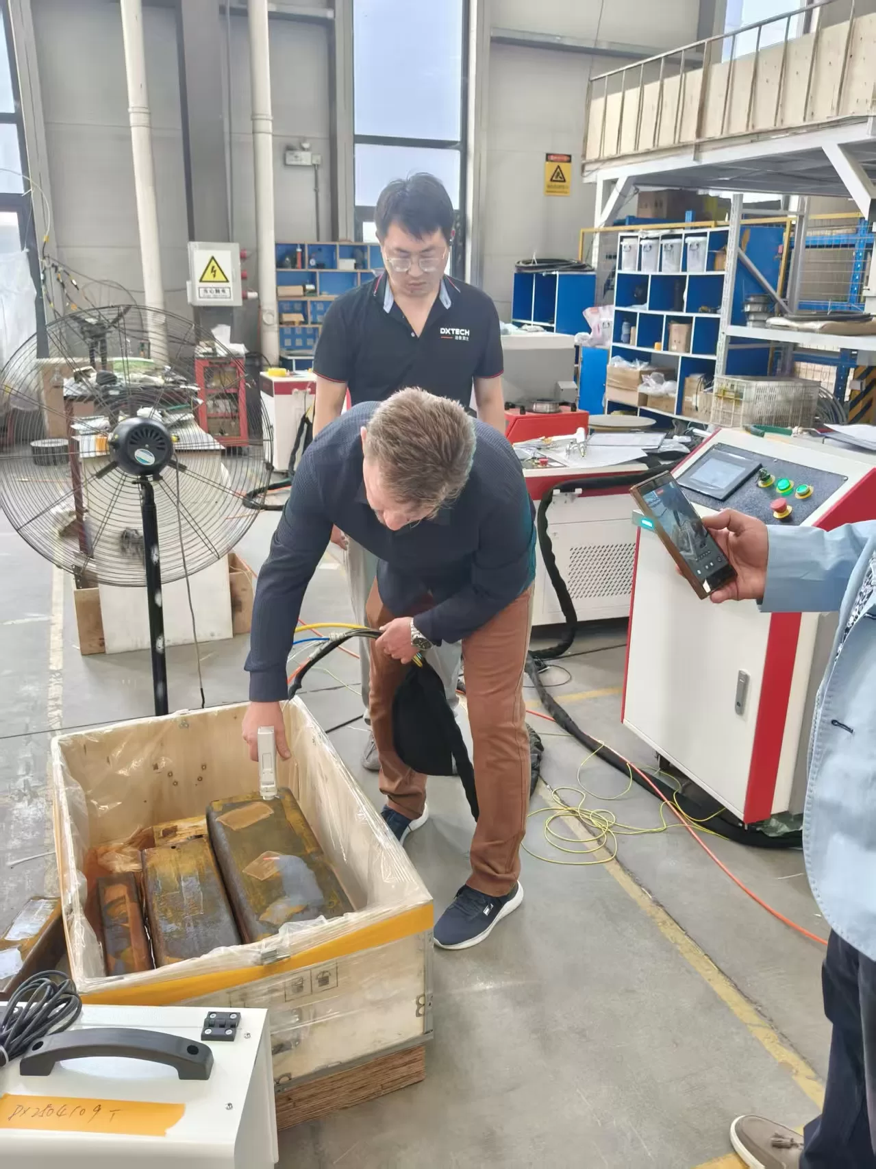 Alman musteriler DXTECH fabrikasini ziyaret etti