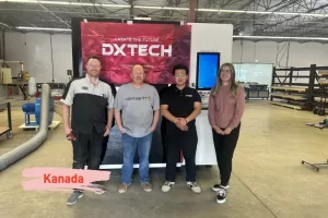DXTECH 1530SP Fiber Lazer Kesici ile Kanada Musterisine Basarıli Satis Sonrası Hizmeti Sundu