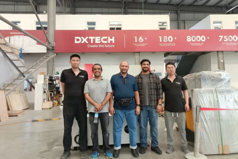 Suudi Arabistanlı musteriler Dxtech fabrikasını ziyaret etti