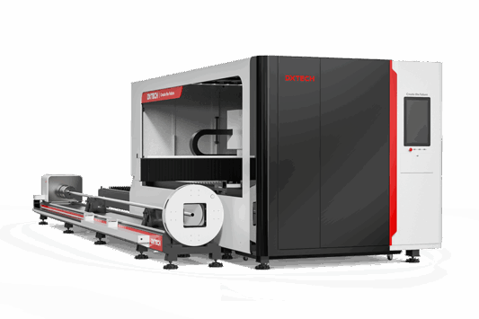 yari kapali sac ve boru lazer kesim makinesi