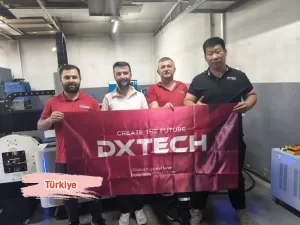 DXTECH lazer kesim makinesinin Türkiye deki satıs sonrası servisi basarıyla tamamlandı