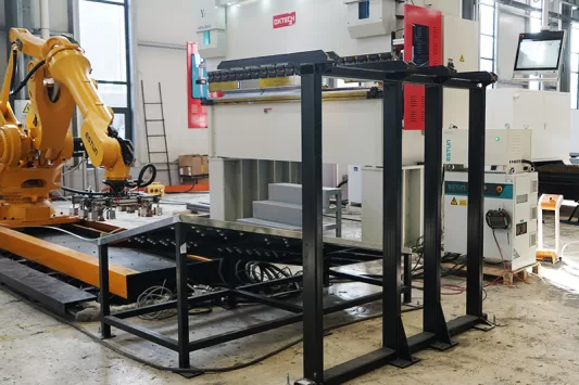 robotik press bukme makinesi